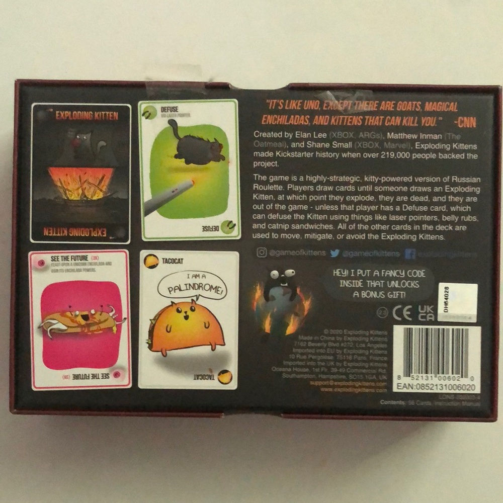 Exploding Kittens Card Game - Picture 2 of 3